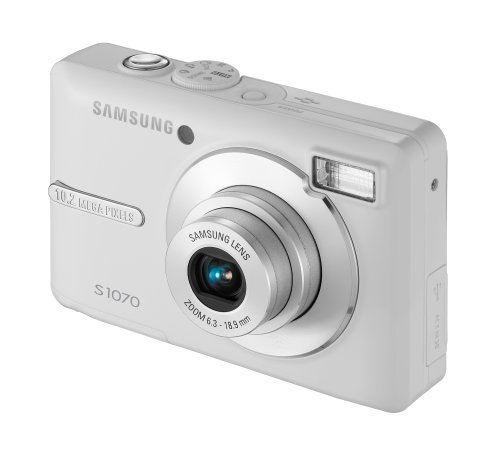 Samsung S1070 Digital Camera - White (10MP, 3x Optical Zoom) 22.7 inch LCD