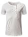 NITAGUT Men's Short Sleeve Cut Out Zipper Shirt, Large/Chest 39-41, 01White