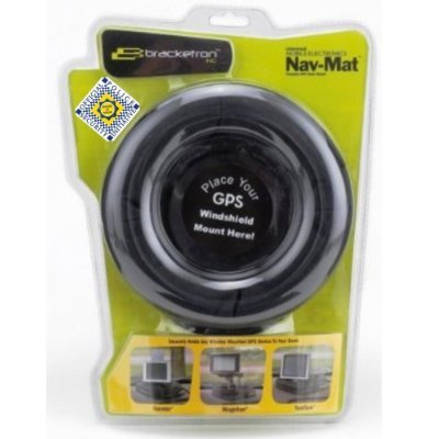 NAV-MAT - DASH MOUNT FOR PORTABLE SATELLITE NAVIGATION - Licensed by the Association of Chief Police Officers as an Official Police Security Initiative approval - UK Specification - See the advert in the Mail on Sunday - MERRY CHRISTMAS