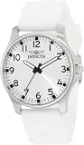 Invicta Women's 11724 Wildflower Silver Dial White Silicone Strap Watch