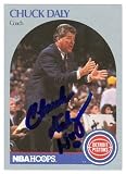 Chuck Daly Autographed/Hand Signed basketball card (Detroit Pistons)