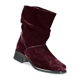 Martino of Canada Womens Colorado Boots - burgundy suede