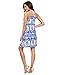 Floerns Women's Tribal Print Sleeveless Halter Neck Shift Mini Tank Dress