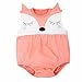 Romper, FEITONG Newborn Baby Girls Boys Teddy Leotard Jumpsuits Romper (12 Months, Orange)
