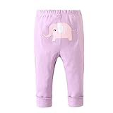 【SEBLES】ベビー服 パンツ ボトムス 長ズボン マスコット 動物 無地 綿 コットン カジュアル アップリケ アニマル 動物 ユニセックス 男の子 女の子(タイプN,80cm)