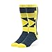 '47 NCAA Michigan Wolverines Men's Hot Box Sport Casual Dress OTC Socks (1 Pack), Large, Navy