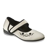 Drew Shoe Women's Jada Mary Jane,Ivory Stretch,7 W US