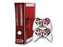 Xbox 360 Skin - NEW - RED CHROME MIRROR system skins faceplate decal mod
