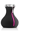 Eva Solo Drip Free Tea Maker with Neoprene Cover, 1-Liter, Black/Pink