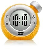 Water Powered Clock Round, Orange