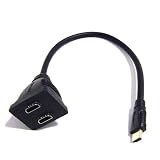 HDMI Splitter Cable Plug to 2 x HDMI Sockets