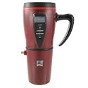 GL9237 Coffee Mug - Translucent Red Temperature Control Travel Mug