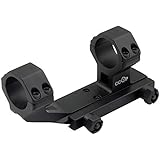 CCOP High Profile AR-ArmourTac Rifle Scope Mount Rings for Picatinny Rail, 1-Inch, Black