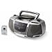 COBY CX-CD250 Portable CD Cassette Recorder with AM/FM Radio & Remote Control