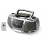 COBY CX-CD250 Portable CD Cassette Recorder with AM/FM Radio & Remote Control