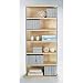 Modern Beech Wood Finish & Chrome Cd Dvd Storage Unit With S
