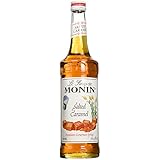 Monin Salted Caramel Syrup, 750 ml Glass Bottle