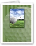 Golf Thank You Note Card- 10 Boxed Cards & Envelopes