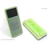 Apple iPod nano (4GB) FlexiSkin with Earphone Organizer (Mint Green)