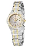 Seiko Women's SXDB52 Diamond Bezel Two-Tone Mother of Pearl Dial Dress Watch