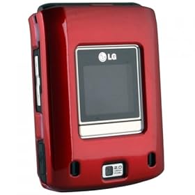 Red LG Lotus cellphone