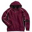 Victory Hooded Sweatshirt, Maroon/Black/White