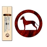 Xoloitzcuintli Wind Chimes X-SMALL Silver