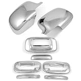 3M Stick On Adhesive Chrome Side Mirror Door Handle Tailgate Cover Trim Set for 1999... by Astra Security