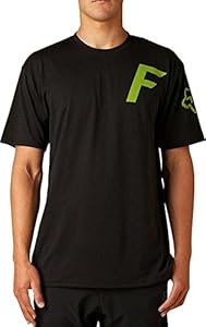 Fox Racing Mens Condition Tech Short-Sleeve Shirt, Black, Small