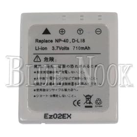 Pentax Optio S5z, Optio S6, Optio S7, and Optio SV Battery (Premium Cells, 710 mAh, 2-YR Warranty) (by Wasabi Power®)