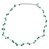 41OQ2DxhcQL. SL160  Turquoise Blue Tiny Beaded Link Collar Necklace