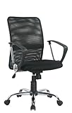 Low Back Exo Mesh Office Chair in Black