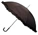 Oversized Adult Black Ruffle Umbrella Parasol, Can Be Used In The Rain Or The Sun, Great Gift Idea