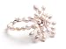 Oi! Ladies B5193 Pink Fresh Water Pearl Flower Bracelet