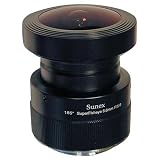 Sunex 5.6mm f/5.6 Super Fisheye Lens with Canon Mount for QTVR Panoramic Photography, Field of View 185.
