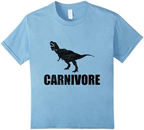 Kids Dinosaur t shirt - Carnivore shirt - dinosaur costume 6 Baby Blue