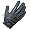 POLICE BIKER SHORT MOTORCYCLE LEATHER GLOVES BLACK S