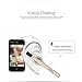 Anbes Ultralight Bluetooth Headsets Bluetooth CSR4.0 Aluminum Wireless Hands-free Headset Headphone Earbuds with Built-in Mic for iPhone,Samsung,iOS and Android Smartphones (Gold)