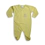 Bambolino - Newborn Baby Girls Long Sleeved Footed Coverall, Yellow