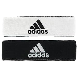 adidas Men's Interval Reversible Headband, White/Black/Black/White, One Size