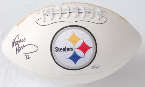 Franco Harris Signed Logo Ball - Steelers - Autographed Footballs