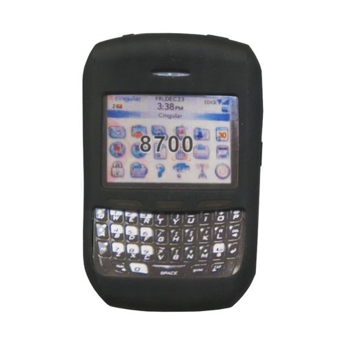 Silikon-Etui (Farbe schwarz) f&uuml;r BLACKBERRY 8700g, 8700c, 8700r, 8700v Preisvergleich