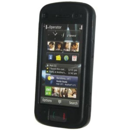 Amzer Silicone Jelly Case Jet for Nokia N97 (Black)