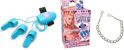 Fetish Fantasy Bondage Gear Nipple Chain Body Jewelry Nasstoys Vibrating Pussy Hands