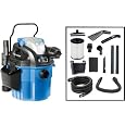 Vacmaster VWM510 Wall Mount Wet/Dry Vacuum Powered by Industrial 2-Stage Motor with Remote Control, 5 Gallon, 5 Peak HP