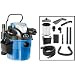 Vacmaster VWM510 Wall Mount Wet/Dry Vacuum Powered by Industrial 2-Stage Motor with Remote Control, 5 Gallon, 5 Peak HP