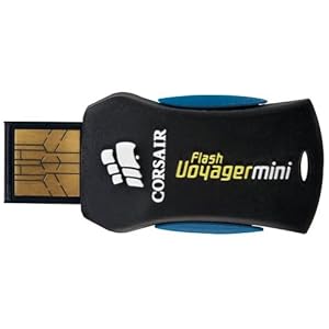 Corsair 16GB Flash Voyager Mini USB 2.0 Flash Drive CMFUSBMINI-16GB