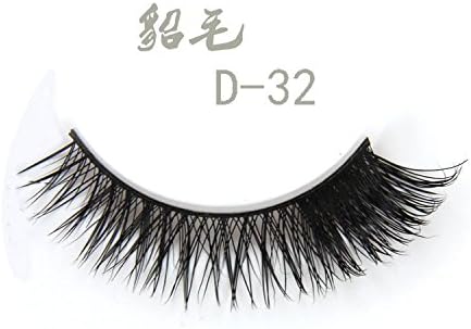 HOT D-32 luxurious 100% Real Mink Corner Thick False eyelashes fake eye lashes makeup
