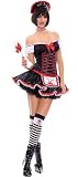 Womens XLG (14)- Sexy Chic Gothic Maid Costume