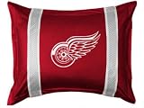 DETROIT RED WINGS OFFICIAL TEAM JERSEY PILLOW SHAM